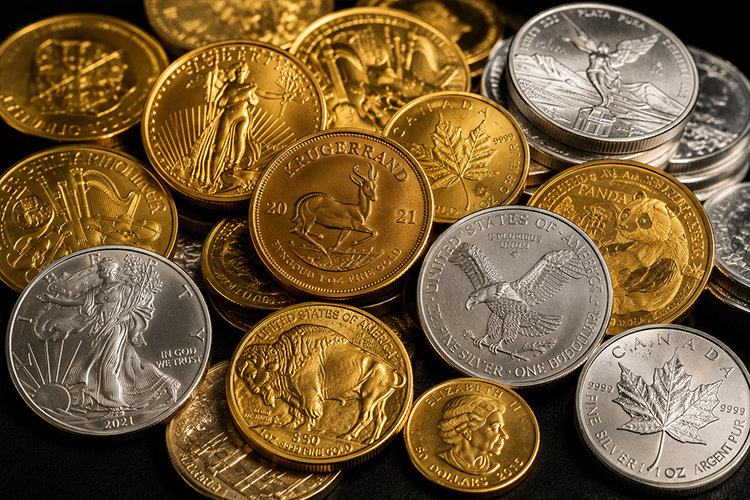Moedas de ouro